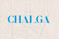 Chalga Modern Elegant Serif Font Matte Edition Product Image 1