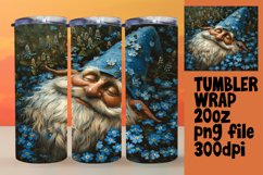 Floral Gnome Tumbler Wrap 20oz,Summer Product Image 1