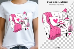 Book besties png design for T-shirts Product Image 1