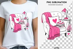 Book besties png design for T-shirts Product Image 1