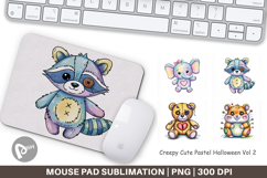 Mouse Pad Creepy Cute Pastel Halloween Product Image 1