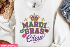 MARDI GRAS Crew PNG, Mardi Gras Sublimation PNG Product Image 2