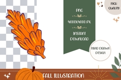 Cartoon Cone Illustration, Autumn PNG, Autumn Print Product Image 1