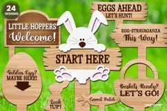 Ultimate Easter Egg Hunt SVG Bundle | Laser cut Product Image 1