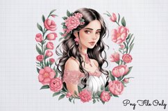South East Asian Girls Clipart PNG Product Image 1