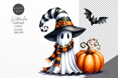 Halloween clipart, Ghost clipart, Autumn clipart Product Image 1