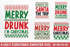 Ugly Christmas Sweater SVG Product Image 1