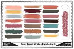 Paint Brush Strokes Svg, Keychain Svg Product Image 1