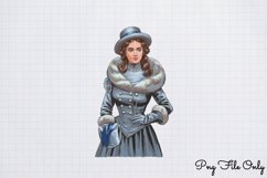 Victorian Winter Clipart Sublimation PNG Product Image 1