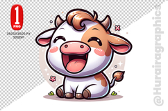 Cute Crocodile Clipart - PNG File Product Image 1