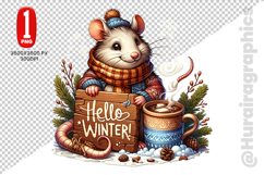 Hellow Winter Clipart - PNG File Product Image 2