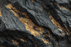 Psychedelic Black Marble Texture - Neon Cracked Stone Backgr Product Image 1