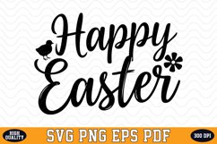 Happy Easter SVG Design | SVG Cut files Product Image 1