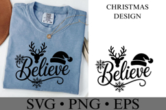 Believe Svg | Christmas svg | Shirt Svg Product Image 1