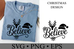 Believe Svg | Christmas svg | Shirt Svg Product Image 1