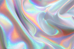 Holographic fabric with a shiny and smooth texture Product Image 1