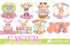 Easter Sublimation PNG Bundle Bunny Chick Farm Hip Hop Joy Product Image 1