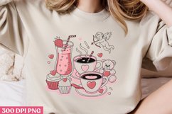 Coffee Valentine&#039;s Day PNG, Cozy Valentine Sublimation PNG Product Image 2
