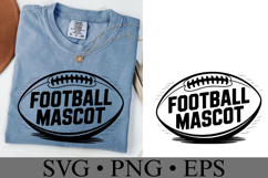Football Mascot Svg | Game Day Svg | Sport Svg | Shirt Svg Product Image 2
