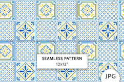 Italian Tiles Seamless Pattern, Digital Paper Product Image 1