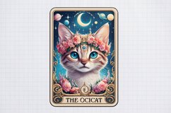 Cute Cats Tarot Card Sublimation Clipart Bundle Product Image 10