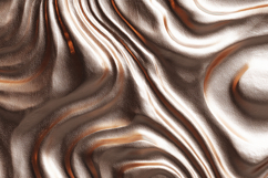 A luxurious metallic fabric with smooth waves Product Image 1