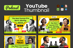 Yellow Green Podcast YouTube Thumbnail Product Image 1