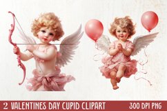 Valentines Day Cupid Sublimation Bundle, Cupid Watercolor Product Image 1