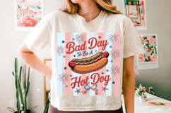Bad Day To Be a Hot Dog PNG T-Shirt|4th of July PNG Sublimati Product Image 11