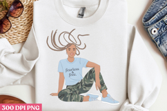 Empowering Black Girl Clipart PNG Product Image 2