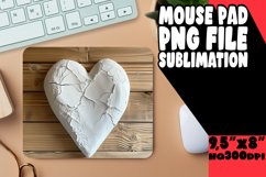 Heartfelt Love 3D Hole in Wall Mouse Pad Product Image 1