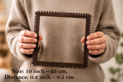 Weaving loom square 4 side small digital download file fiber Product Image 1