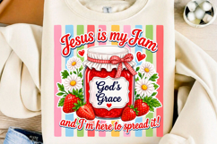Jesus is My Jam PNG, Christian Product Image 1