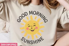 Good morning sunshine PNG, Retro Positive Sublimation PNG Product Image 2