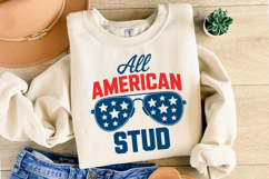 All American Stud svg | 4th of july Svg | Shirt Svg Product Image 2