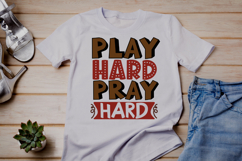 Play hard pray hard SVG, Mom Football SVG Bundl Product Image 2