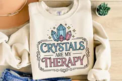 Crystals are my therapy Svg | Halloween Svg | Shirt Svg Product Image 2