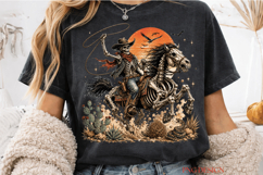 Skeleton Cowboy PNG, Western Halloween Sublimation, Cowboy Product Image 2