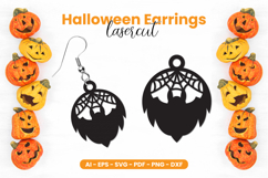 Halloween Earrings Laser Cut Product Image 1