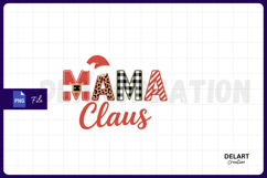 Retro Christmas Mama Claus PNG Design Product Image 1
