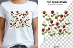 Crocheted berries png design for T-shirts Product Image 1
