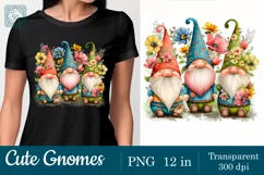 Cute Gnomes t-shirt sublimation print design png Product Image 2