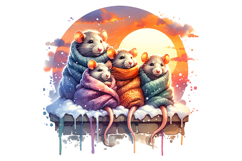 Hellow Winter Clipart - PNG File Product Image 2