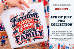 Freedom Family PNG | 4th July Sublimation DTF Product Image 2