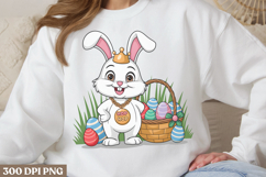Hip Hop Bunny Easter Day Sublimation PNG Product Image 1