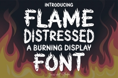 Flame Distressed Font Product Image 1
