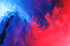 Vibrant Red and Blue Fluid Abstract Art Background Product Image 1