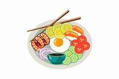 Asian Food Collection with Chopsticks Product Image 2