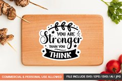 You Are Stronger Than You Think Sticker Design Product Image 1