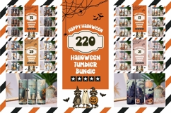 Mega Halloween Tumbler Bundle, Cartoon Halloween Bundle Product Image 1